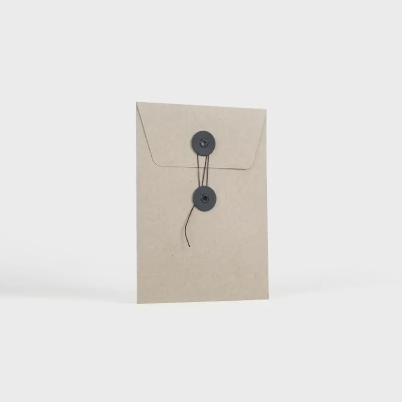 3 Umschläge B6 Kraft und Schwarz