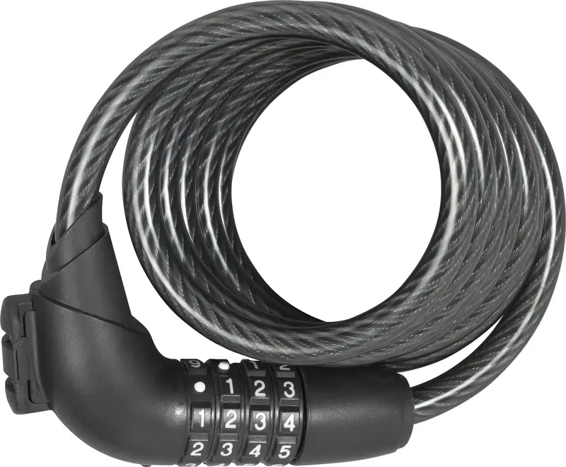 ABUS Spiralkabelschloss CC Lock CCLOCK4101 schwarz