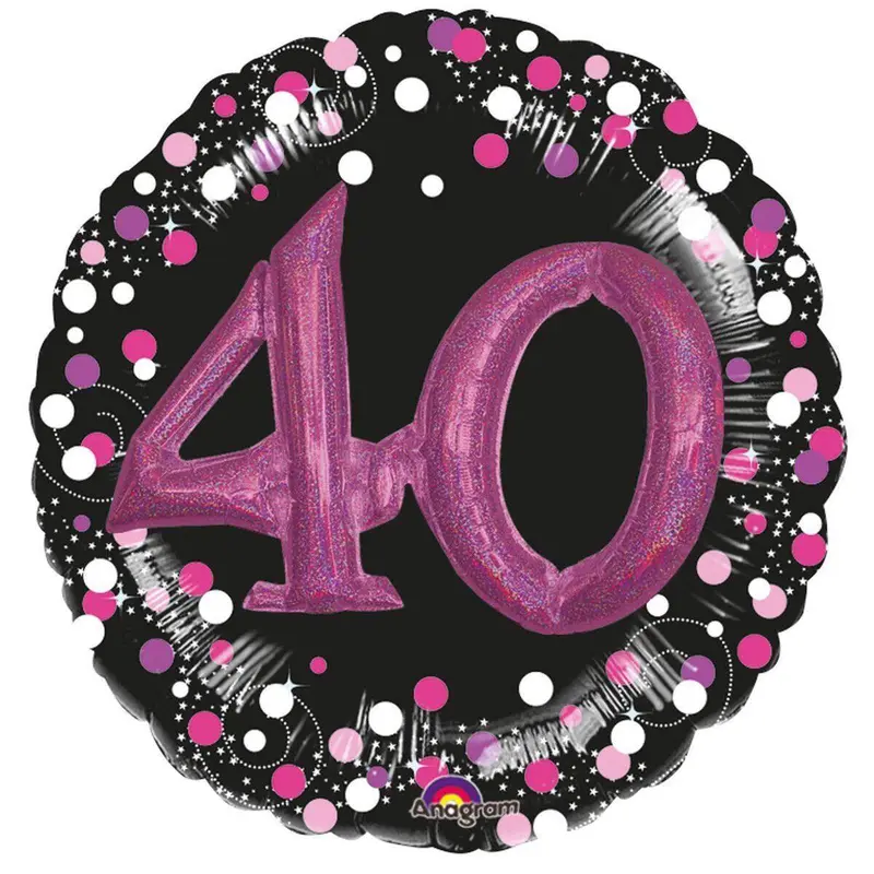 amscan Folienballon Multi Sparkling, 40