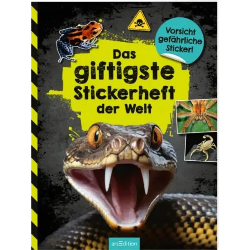 ars Edition Das giftigste Stickerheft