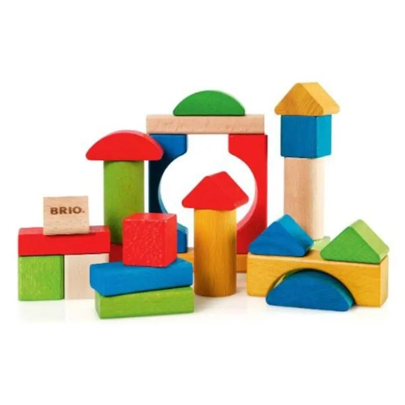 BRIO Bunte Holzbausteine 25Teile