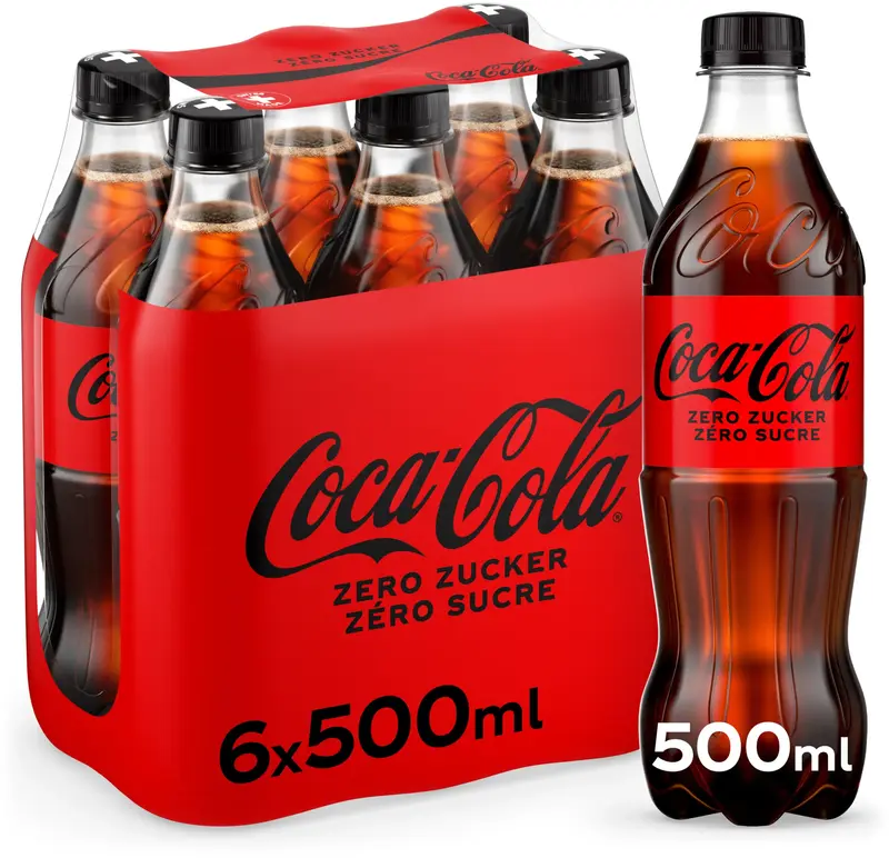 COCA COLA Zero 298008 50cl, 6 Stk.