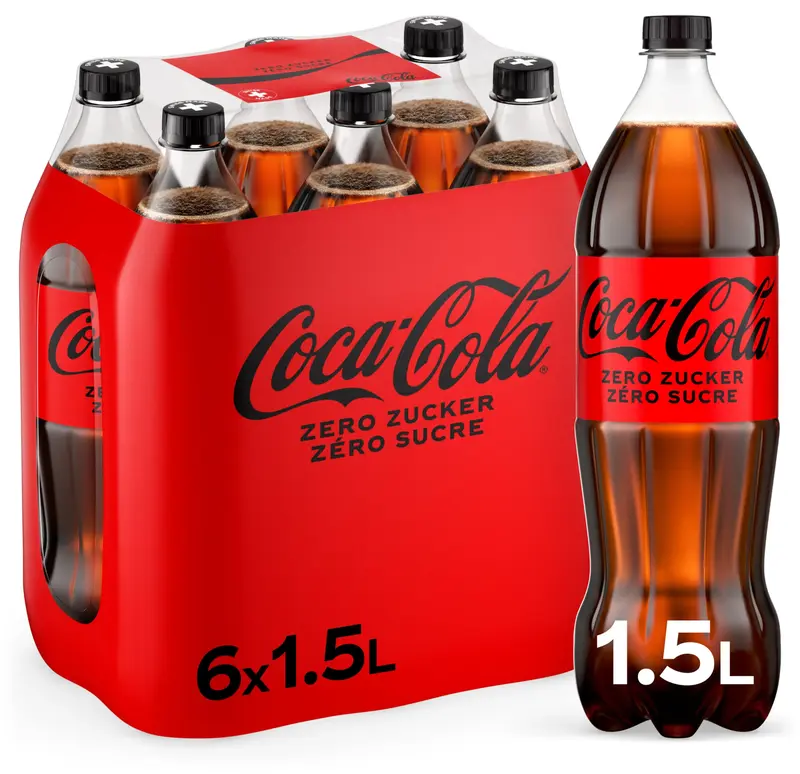 COCA COLA Zero 298111 150cl, 6 Stk.