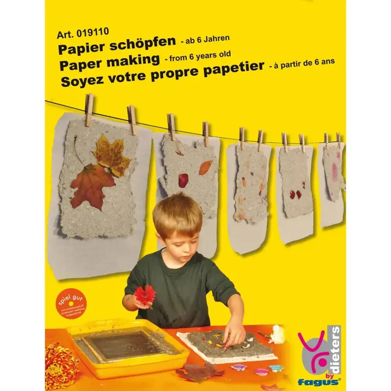 Dieters DIY Papier schöpfen