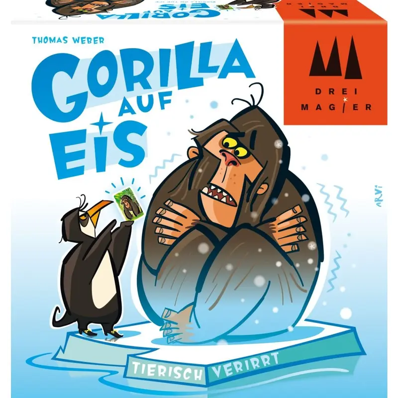 Drei Magier® Gorilla auf Eis
