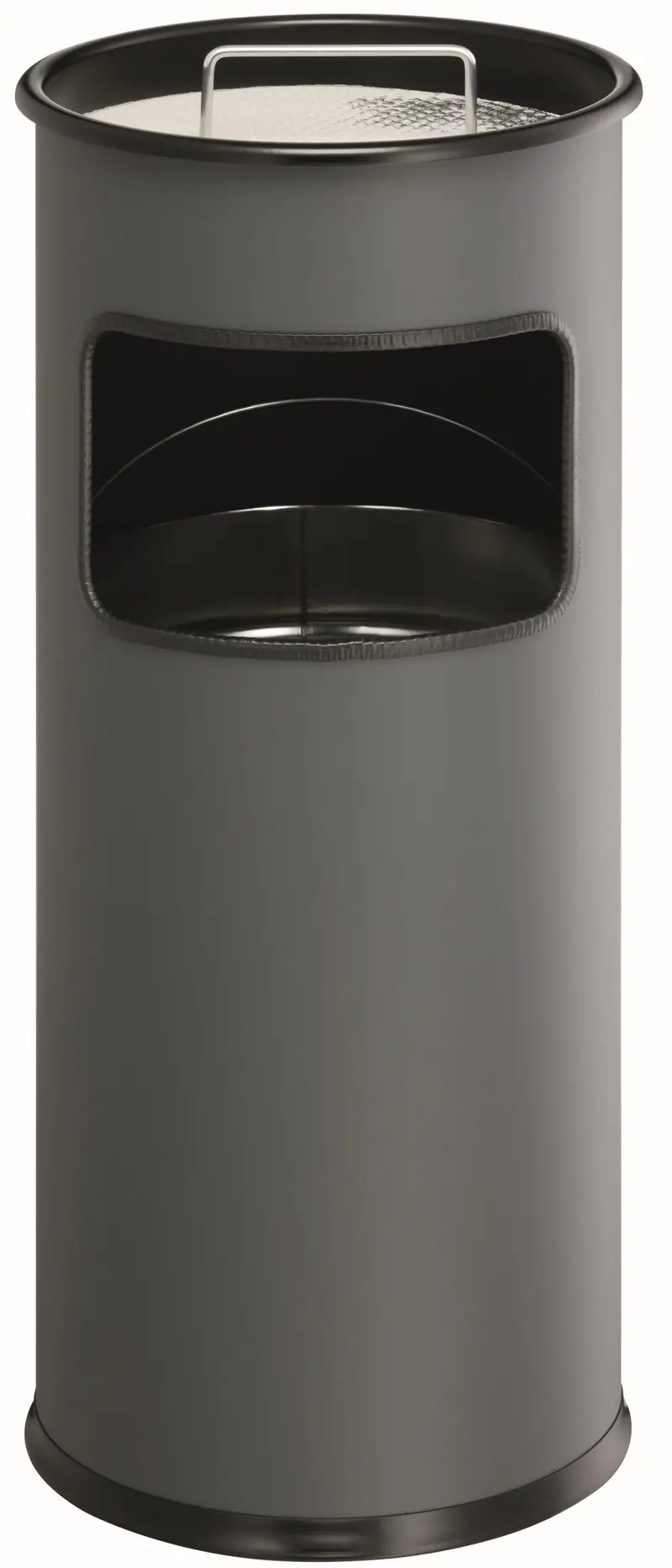 DURABLE Abfalleimer 333058 mit Ascher, 17L, anthrazit