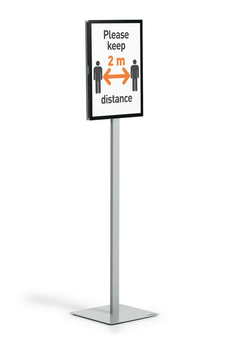 DURABLE Bodenständer BASIC A3 501357 grau