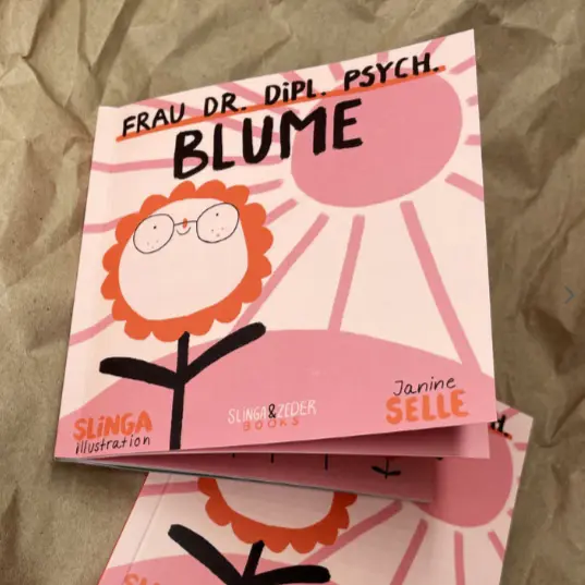 Frau Dr. Dipl. Psych. Blume Comic