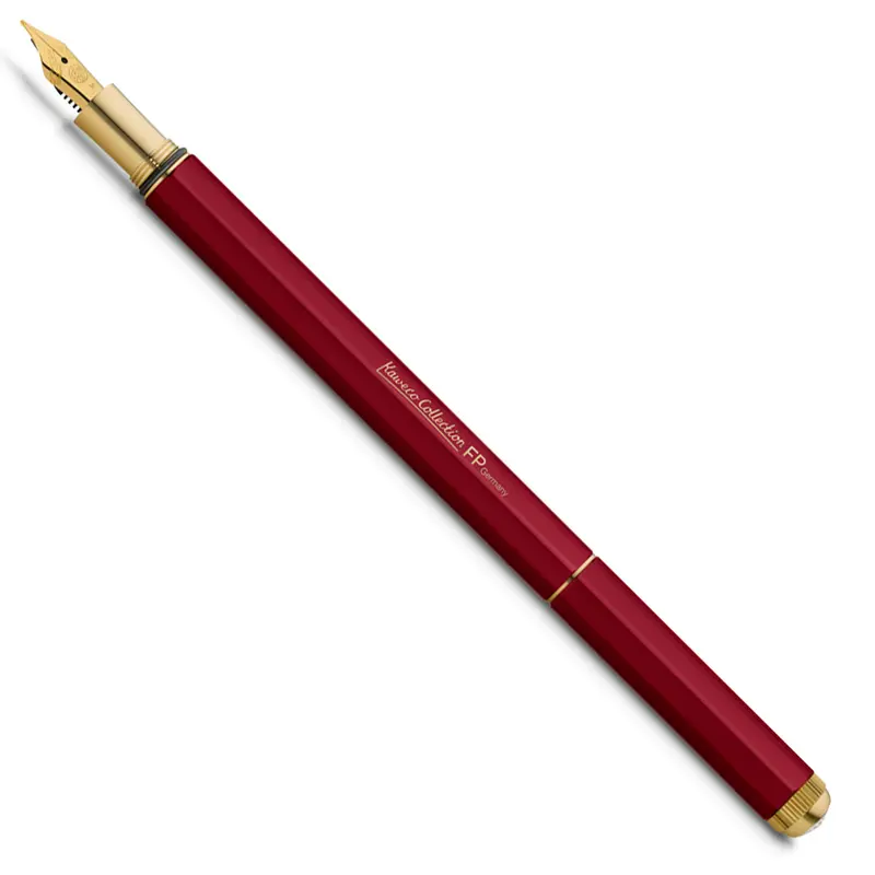 Füllhalter KAWECO Special aus Messing, rot