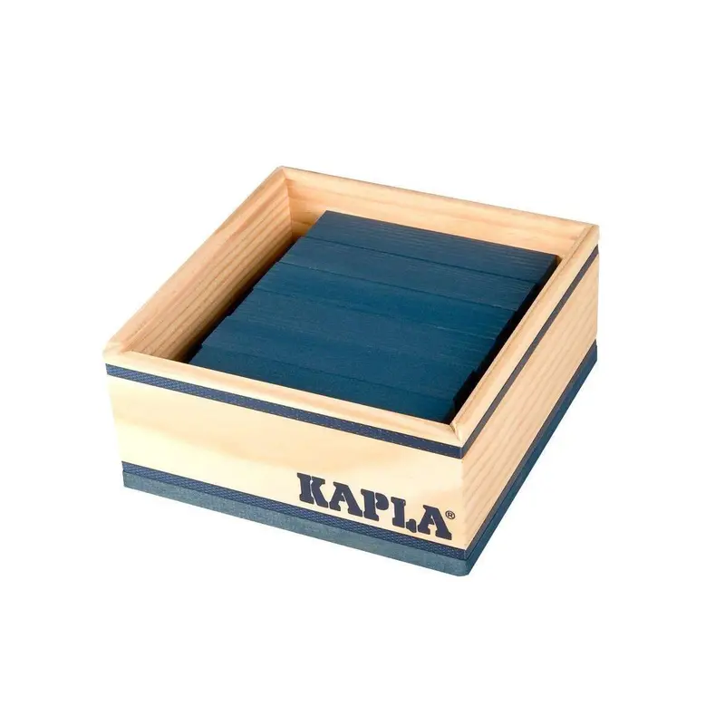 KAPLA® Holzplättchen 40-teilig in Box blau