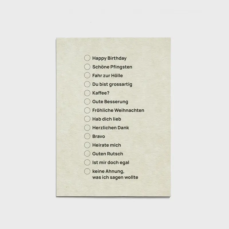 Karte Options