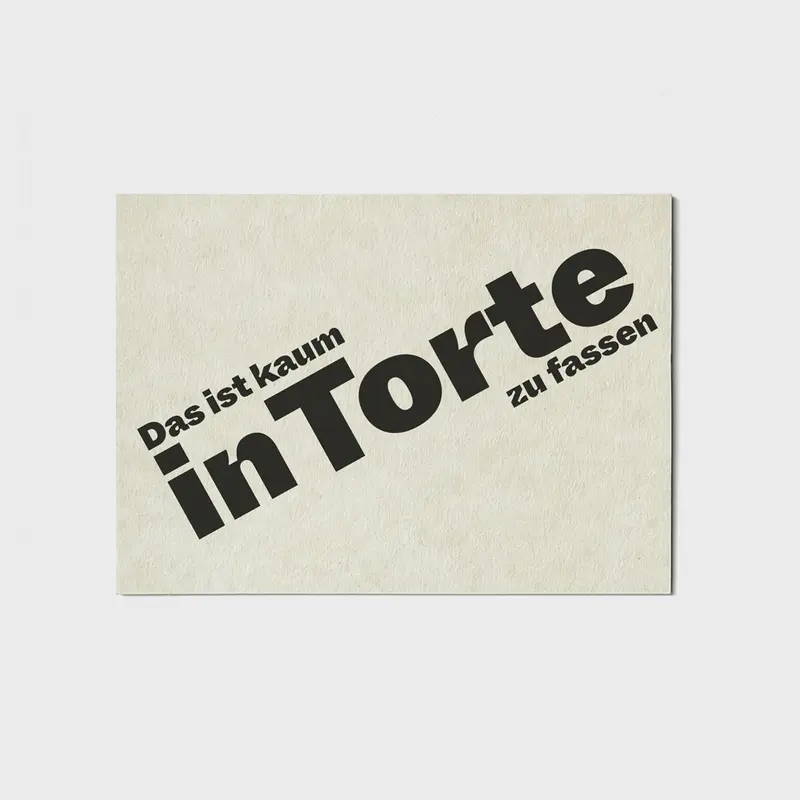 Karte Torte