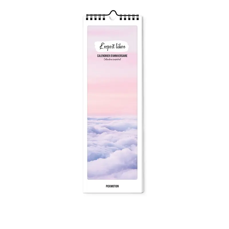 L’esprit libre - Calendrier anniversaire (Dimensions 12x36)