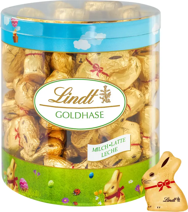 LINDT Mini Goldhase 667073 Dose 700g