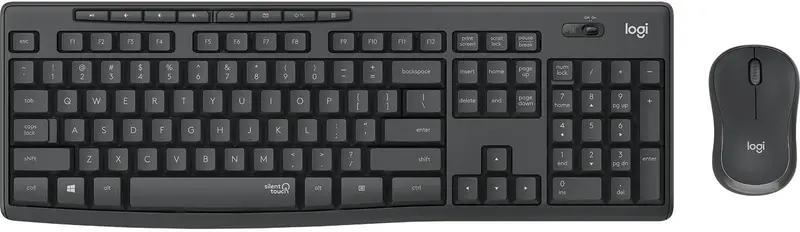 LOGITECH Tastatur-Maus-Set MK295 920-009796 Graphite CH-Layout