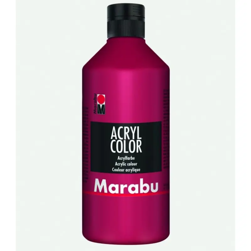 Marabu Acryl Color, Karminrot 032, 500 ml