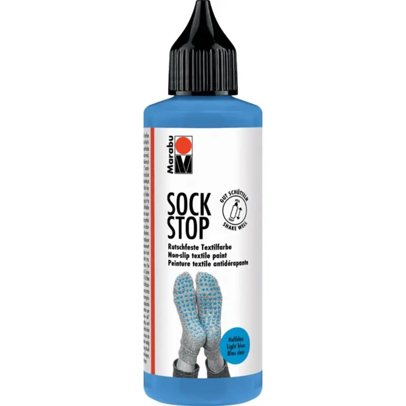 MARABU Textilfarbe Sock Stop, Farblos 100, 90 ml