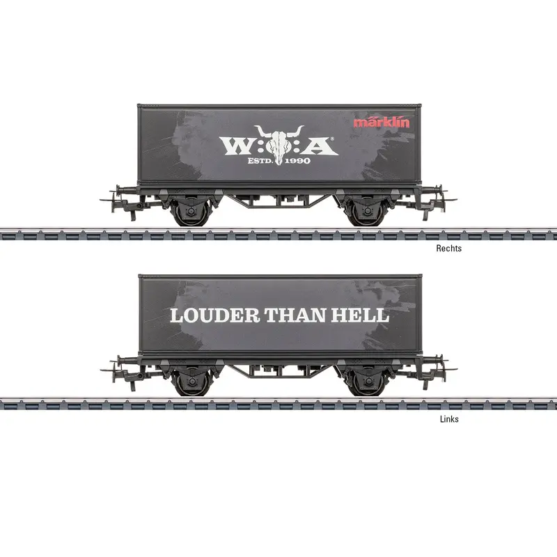 MÄRKLIN 44296 H0 Containerwagen W