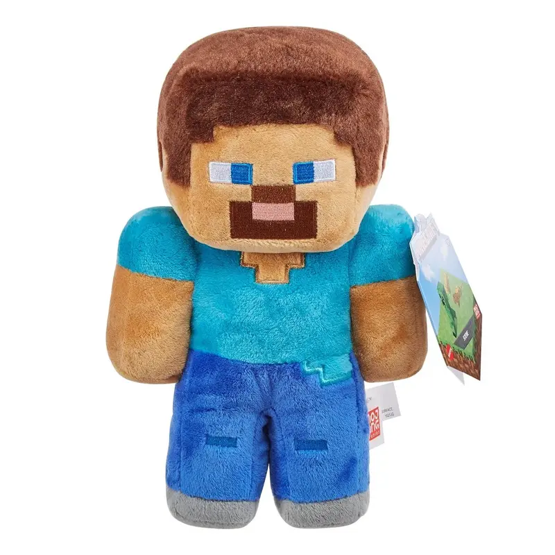 Mattel Minecraft Basic Plüsch Steve, 20 cm