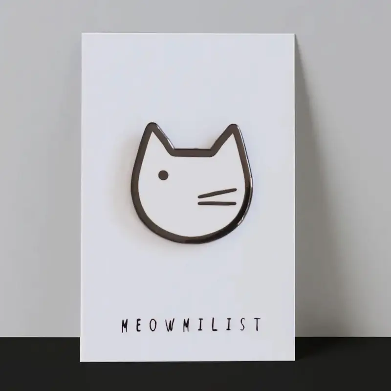 Meowmilist Katzen Pin