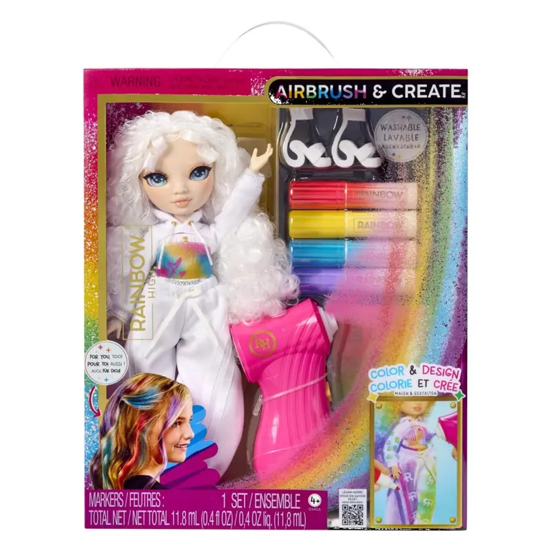 MGA Rainbow High Air Brush & Create Puppe