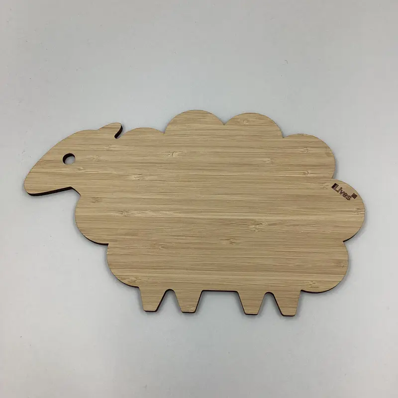 Ninelives Brettchen aus Holz, Schaf