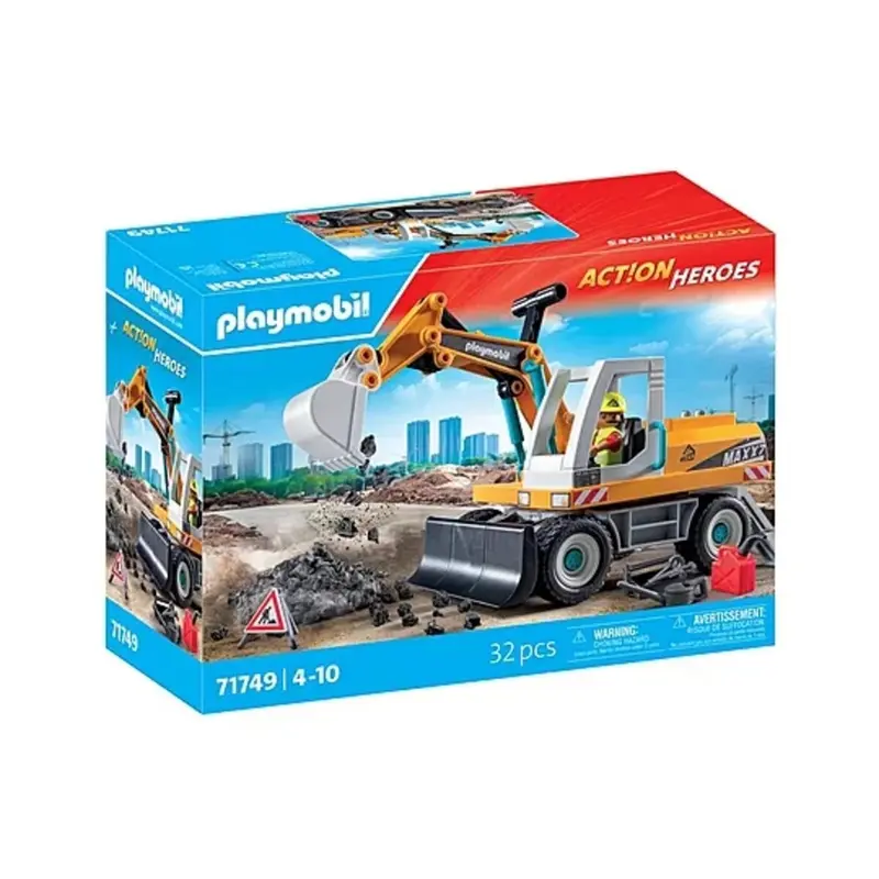 PLAYMOBIL® 71749 Act!on Heroes Großer Bagger