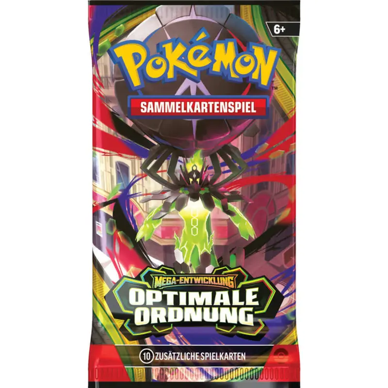 Pokemon Boosterpack Mega-Entwicklung - Optimale Ordnung