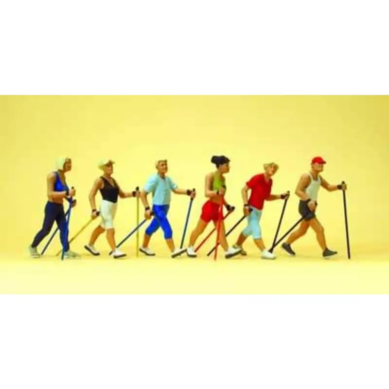 Preiser 10575 - Nordic Walking, Spur H0