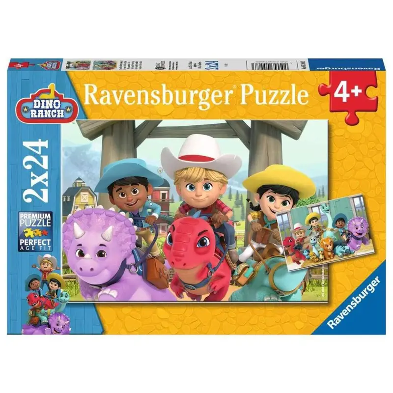 Ravensburger Puzzle - Dino Ranch Freundschaft, 48 Teile