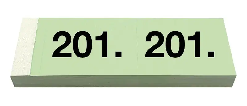 SIMPLEX Garderobenblock 201-300 13088 grün 100 Blatt