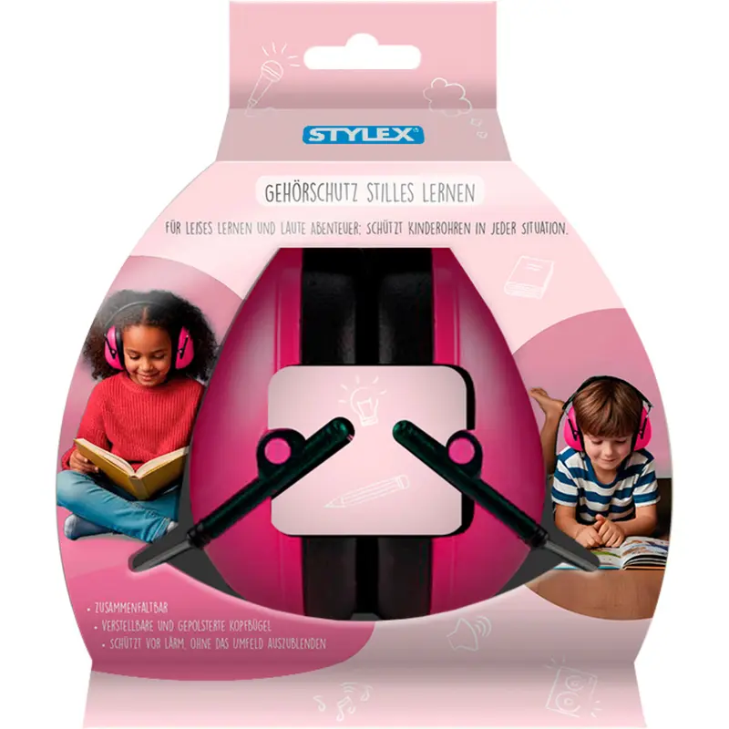 Stylex Gehörschutz pink