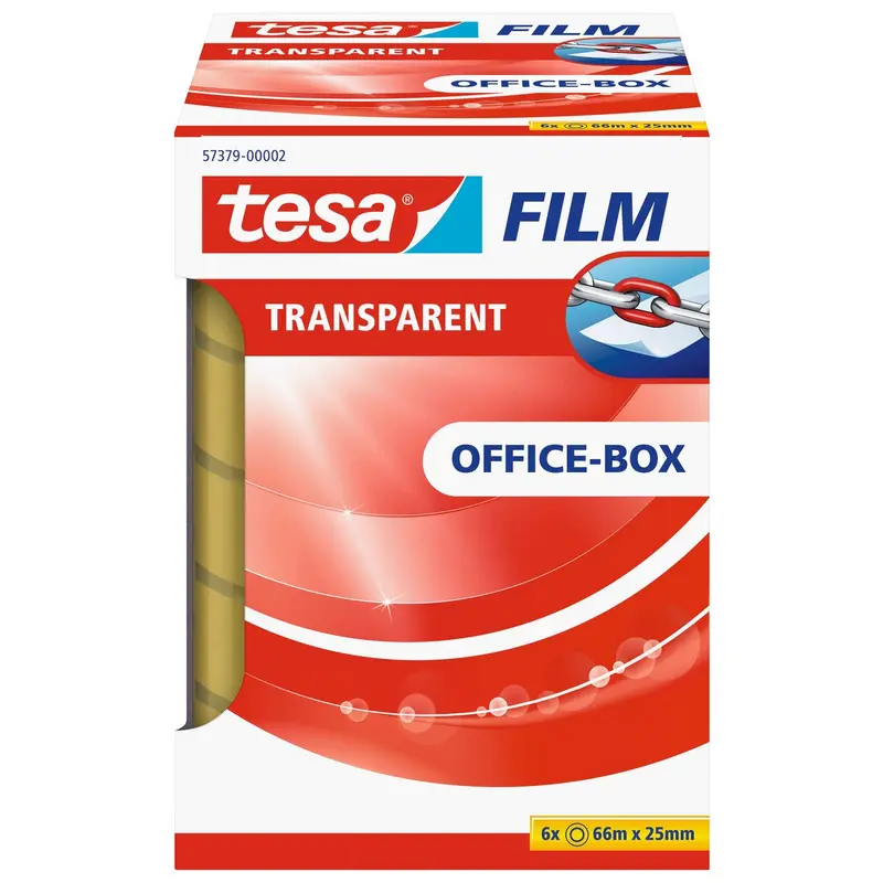 tesafilm transparent Office-Box 6 Rollen 66mx25mm