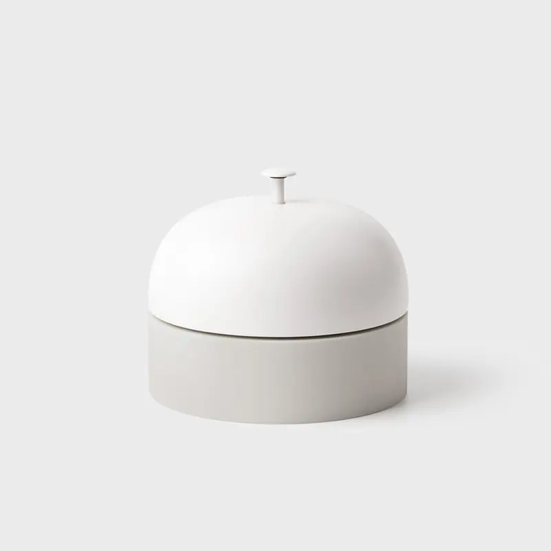 Tischglocke Weiss