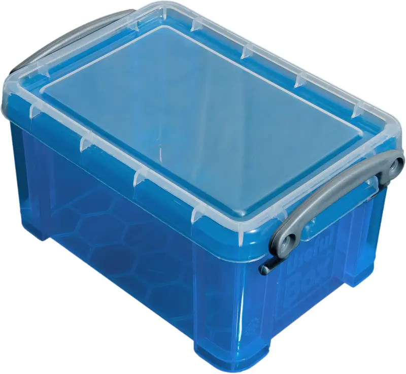 USEFULBOX Kunststoffbox 1,6lt 68507206 transparent blau