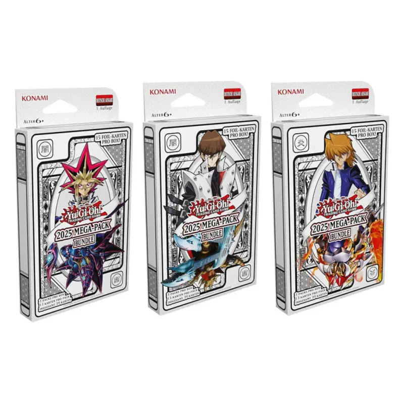 Yu-Gi-Oh! 2025 Mega-Pack Bundle, 3-fach sortiert